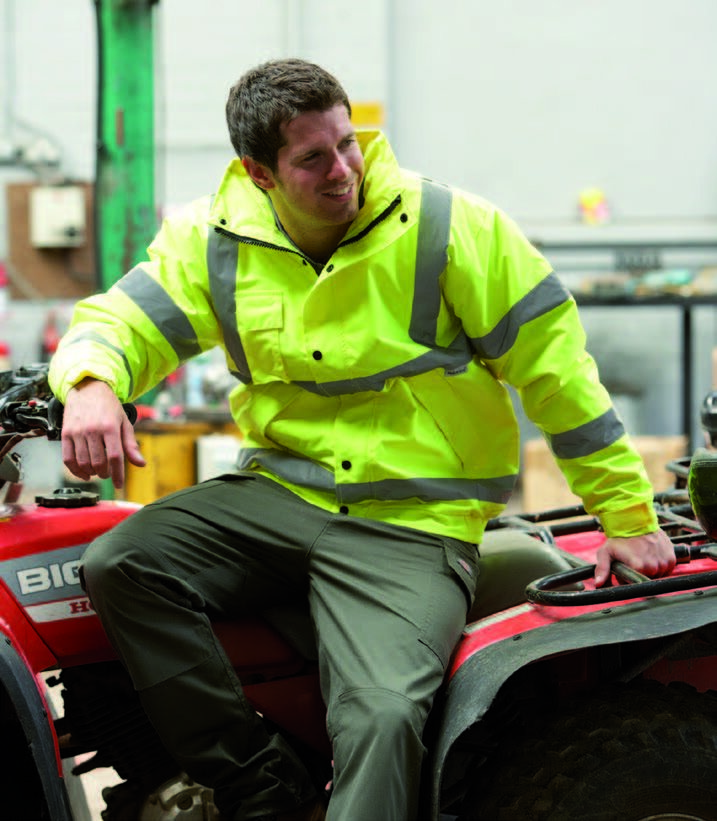 Hi-Vis+Bomber+Jacket