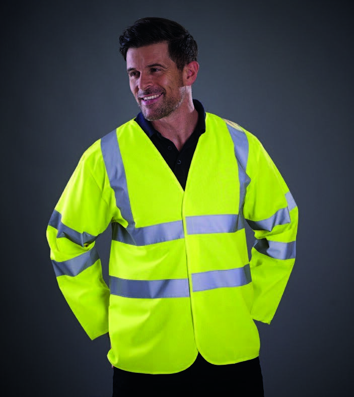 Hi-Vis+Long+Sleeve+Waistcoat