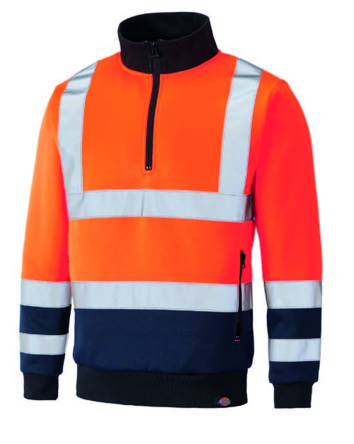 Hi-Vis+Quarter+Zip+Sweatshirt