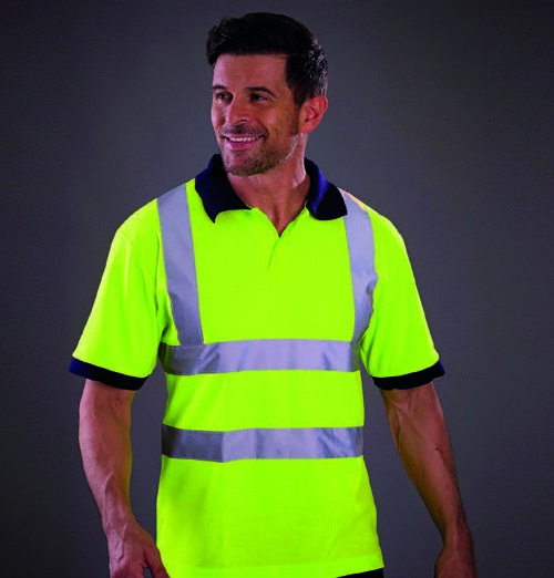 Hi-Vis+Short+Sleeve+Polo+Shirt