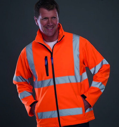 Hi-Vis+Softshell+Jacket