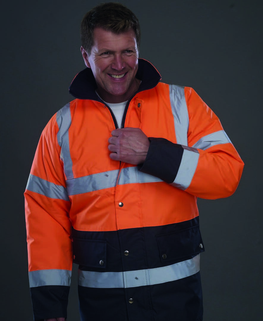 Hi-Vis+Two+Tone+Motorway+Jacket