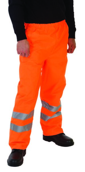 Hi-Vis+Waterproof+Over+Trouser